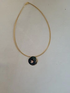 03. Kette Himmelscheibe vergoldet - Bild 1 von 5