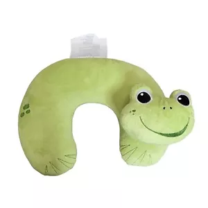 Target Kids Travel Neck Pillow Green Frog - Picture 1 of 11
