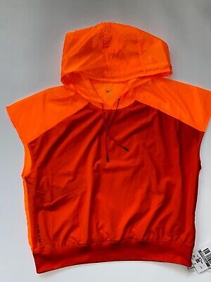 Nike Tech Pack Packable Woven Hooded Vest Gilet Jacket Orange Ar3047-891 Xs Xl • 47.67€