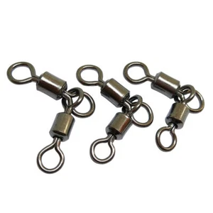50/100/200 3 Way Fishing Swivel Slid 3-Way T Turn Swivel Typing Double Drop Rigs - Picture 1 of 26