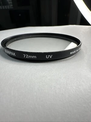 SUNPAK  72mm UV  filter  , made in Japan - Image 1 of 3