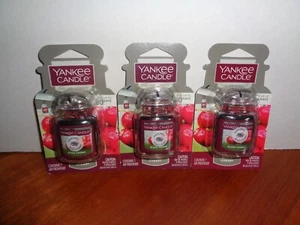 Lot of 3 Yankee Candle Black Cherry Ultimate Car Jar Hanging Scent Gel Jar - Picture 1 of 1