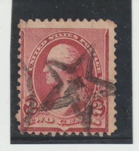 US Scott #219D Used Star in Star SON Fancy Cancel CXL - Picture 1 of 1