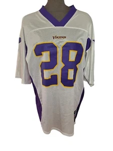 Reebok ADRIAN PETERSON Minnesota Vikings #28 Jersey NWOT LARGE NFL FOOTBALL - Picture 1 of 4