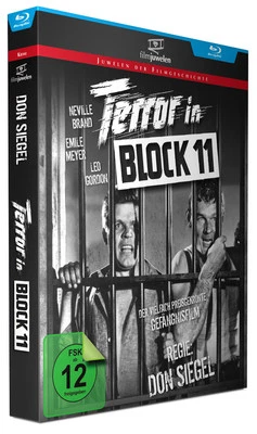 Terror in Block 11 - von Don Siegel ("Flucht von Alcatraz"), Filmjuwelen BLU-RAY - Bild 1 von 2