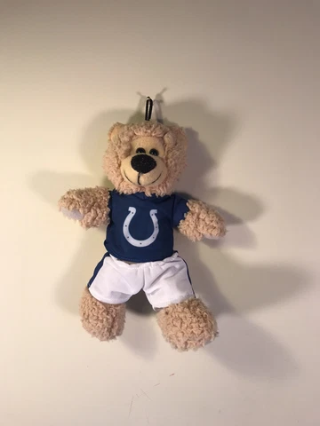 NFL Indianapolis Colts Uniform Brown Plush Bear Good Stuff 9" Cover