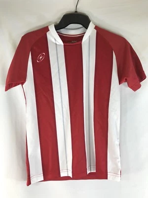 Camiseta de fútbol Xara manga corta roja blanca juvenil mediana Foto 1 de 2