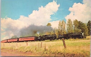 Tren de doble cabeza con motores White Mountains Railroad Arizona B129 EE. UU. - Imagen 1 de 2