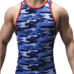 Chalecos sin mangas de alta calidad para hombre culturismo camuflaje para hombres gimnasio muscular fitness - Imagen 1 de 41