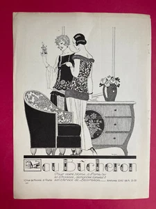 Au bûcheron décoration publicité 1923 vintage rétro 20s art déco intérieur home - Picture 1 of 3