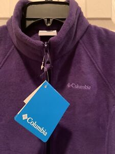 Columbia fleece jacket NEW purple girls SALE size large NWT