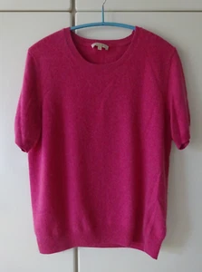 Luisa di Carpi Cashmere Pullover Damen 100 % Kaschmir 42 Kurzarm Rosa Altrosa - Bild 1 von 6
