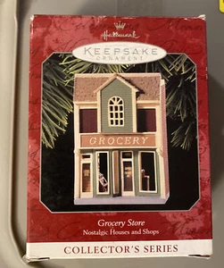 Hallmark 1998 GROCERY STORE #15 Nostalgic Houses and Shops Series Original Box - Picture 1 of 1