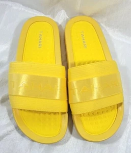 Tahari Women's Summer Sandal Slides - Bright Yellow - Size 10 - Picture 1 of 3