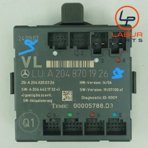W204 Mercedes 08-14 C Class Front Left Driver Side Door Control Module K1097 - Bild 1 von 5
