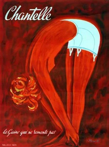 6438.Chantelle Noveau Advertisement Poster.Wall Art Decorative.Interior Design - Picture 1 of 1