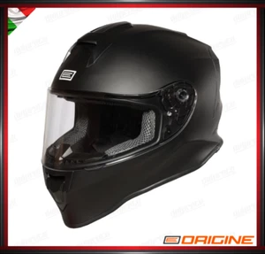 CASCO INTEGRALE ORIGINE DINAMO SOLID BLACK MATT NERO OPACO - ECE 2206 - Picture 1 of 1