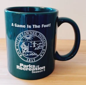 Parks & Recreation Season 5 Mug / Promo TV / Coffee Tea Home Gift RARE - Picture 1 of 6