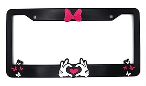 Minnie Bow 3D Raised License Plate Frame - Bild 1 von 7