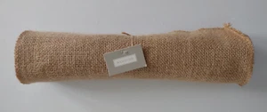 NWT 12 inch x 10 foot rolled burlap runner fabric Wedding party decor rustic - Picture 1 of 4