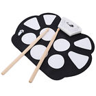 Roll Up Drum Kit 9 Pads Portable Electronic Drumsets Drums Practice Pad DDD
