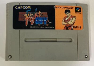 Nintendo Super Famicom SFC Final Fight Guy Japan Version Cartridge Only 0387 SP - Image 1 of 2