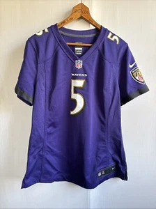 Joe Flacco Baltimore Ravens Womens Medium Purple Nike Game Jersey - Picture 1 of 4