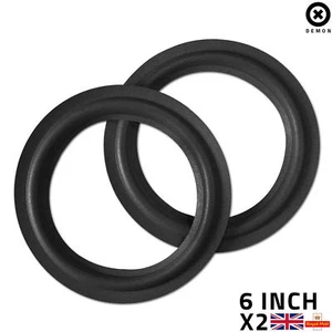 2x 6" pulgadas Woofer Bajo Altavoz Parte Luz Circundante Reparaciones Espuma de repuesto 152MM Reino Unido - Imagen 1 de 7