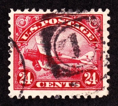 US C6 24c Air Mail Used VF-XF SCV $50 (001) - Image 1 of 2