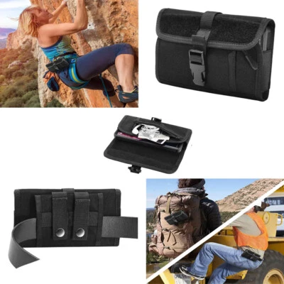 Funda protectora horizontal de nailon con clip para cinturón para teléfonos celulares iPhone Foto 1 de 4