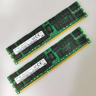 2x Samsung M393B2G70QH0-YK0 PC3L-12800R Server-RAM DDR3 ECC ~mit Rechnung - Bild 1 von 3