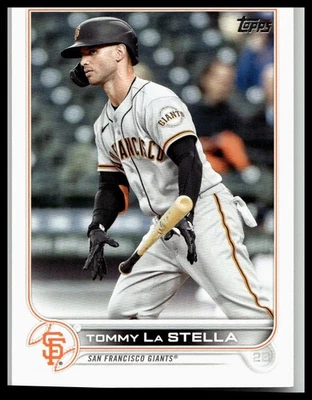 2022 Topps #241 Tommy La Stella San Francisco Giants - Image 1 of 2