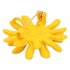 Cute Sunflower Brooch Elegant Alloy Women Lapel Pin Clothing Collocation Acc L2S - Picture 1 of 24