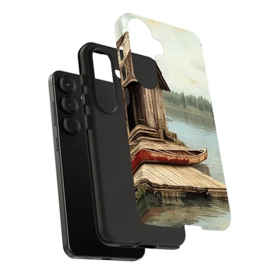 Tuf Case For Samsung Galaxy S(S25,S24,S23,S22,S21,S20,S10),Old Boathouse 2 Print - Image 1 of 4