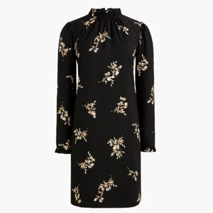 J. Etuikleid Rundhalsausschnitt bedruckt schwarz Größe 00 - Bild 1 von 4