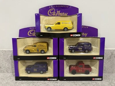 Corgi - Cadbury Chocolate - Delivery Vehicle Bundle (x5) 61209 - 1:43 - Mint/New - Image 1 of 4