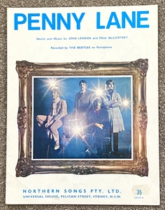 THE BEATLES - Penny Lane. Australian sheet music - Foto 1 di 1