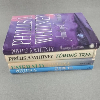 Phyllis Whitney 4 Hardcover Book Lot ~ Amethyst Dreams ~ Flaming Tree ~ Emerald - Image 1 of 4