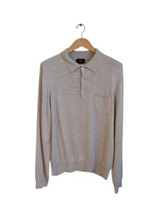 Dunhill Men's Pure Silk L/S Polo Size XL BNWT - Picture 1 of 5