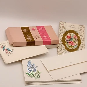 Post a Note Postcards Greetings & Fold Up Letters Floral Sprinter Vtg Patterns - Picture 1 of 10