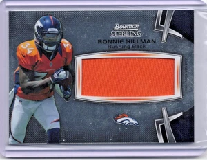 2012 Bowman Sterling #BSJRR-RH Ronnie Hillman Jumbo Rookie Relics Player Worn - Bild 1 von 2