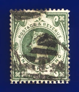 1887 SG211 1s grau grün K40(2) guter gebrauchter Kat 100£ cjnm - Bild 1 von 3