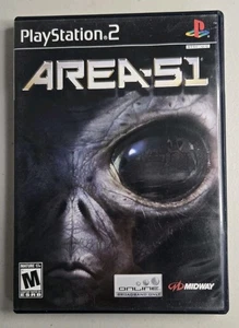 Area 51 (Sony PS2 PlayStation 2, 2005) Tested & Works CIB W Manual - Picture 1 of 3