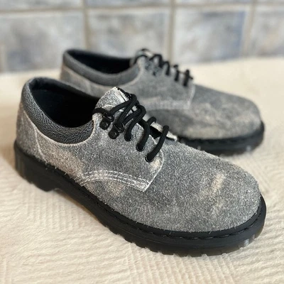 NEW Womens Size 8 Dr Martens 8053 Stonewashed Suede Low Top Casual Platform Shoe - Image 1 of 4