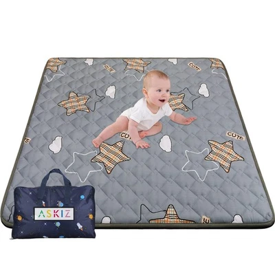 Baby Play Mats for Floor, Thick 50x50 Inch Crawling Mat for Playpen,Foam Play... - Image 1 of 4