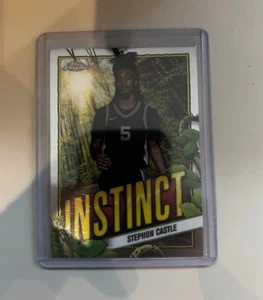 2024-25 Topps Chrome Stephon Castle #INS-28 Instinct - Spurs - Bild 1 von 2