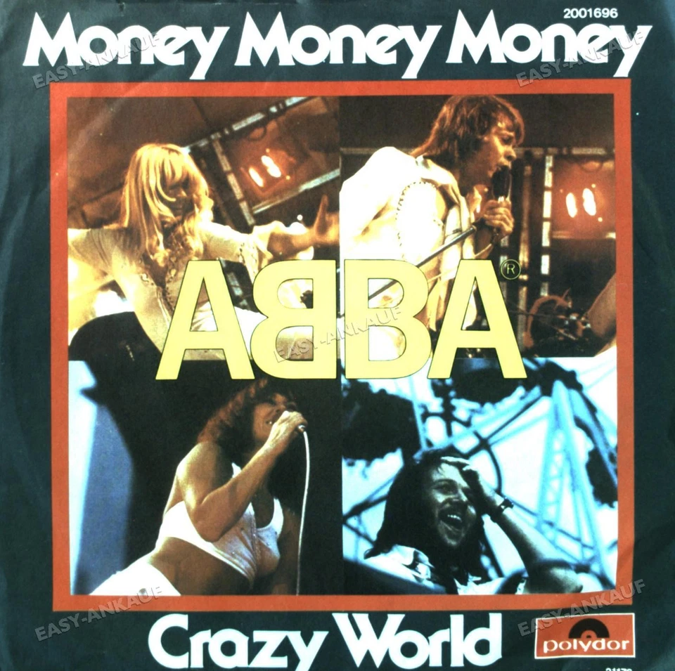 ABBA - Money, Money, Money / Crazy World 7" (VG) . - Image 1 of 1
