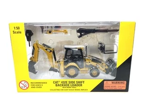 Caterpillar Cat 432E Side Shift Backhoe Loader - Norscot 1:50 Scale #55149 New - Picture 1 of 2