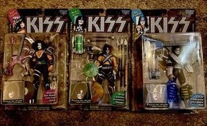 1997 KISS McFarlane Ultra Action Figures Set of 3 New SEALED Ace, Pete, & Paul - Picture 1 of 5