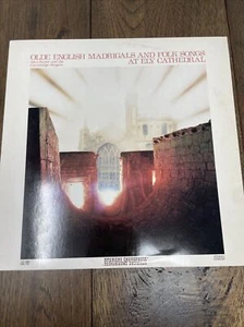 The Cambridge Singers ‎– Olde English Madrigals And Folk Songs At Ely Cathedral - Picture 1 of 4